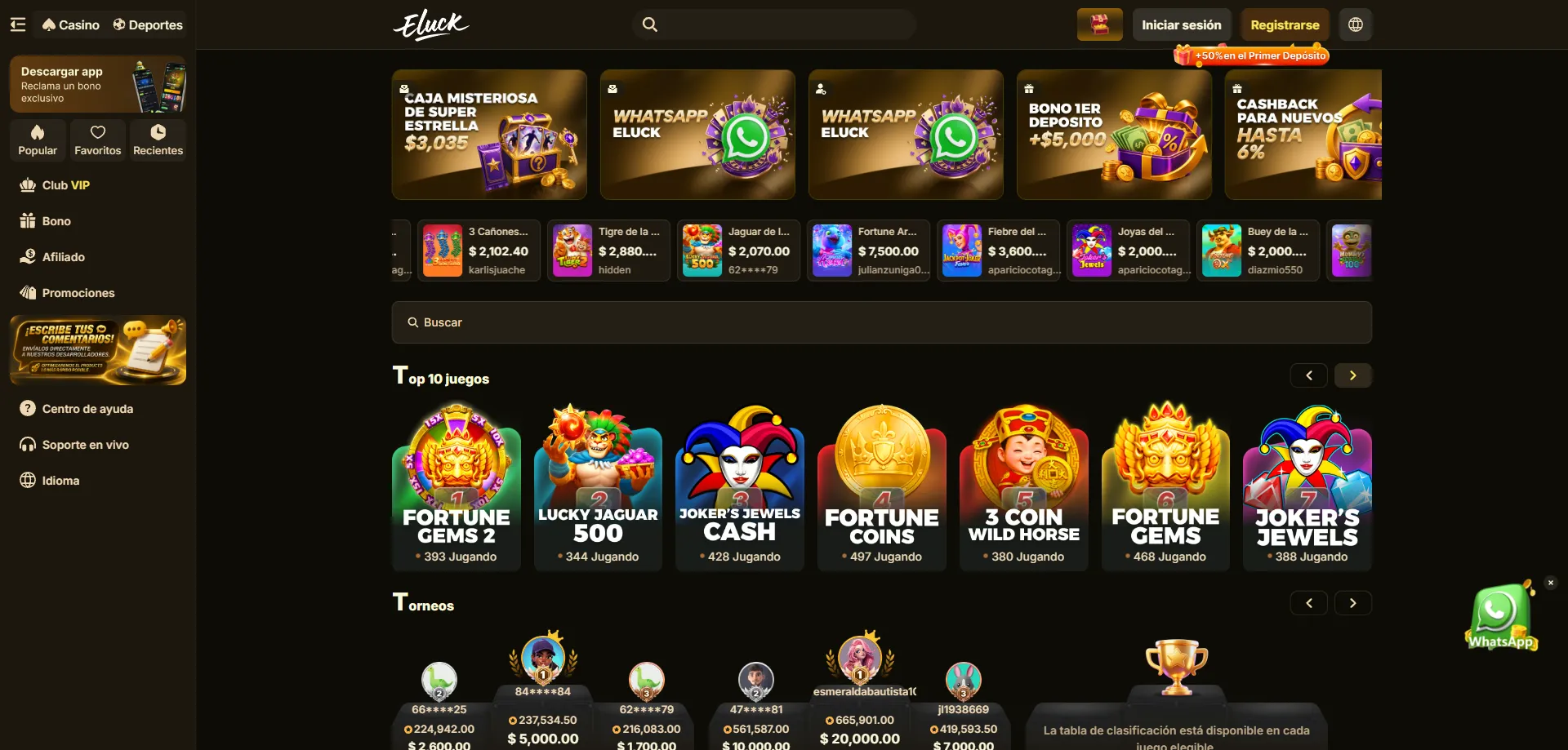 Eluck Casino — plataforma de juegos y apuestas deportivas online
